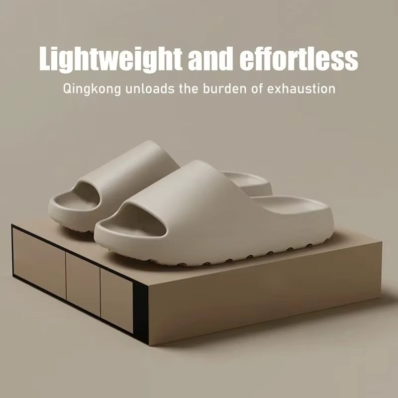 Coconut Slippers Cloud Thick-soled Sandals Summer Fashion Soft Bottom Beach Men Slippers Women's Sandals EVA Slides